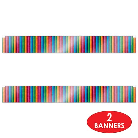 Beistle 5ft. Metallic Serape Fiesta Fringe Banners, 2ct.